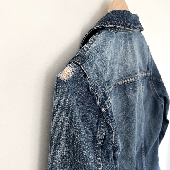 Madewell distressed denim jacket size small - Picture 2 of 5